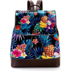 Fruit Aananas Comosus Dragon Papaya Banana Personalised School Bags Bookbags for Teenagers, Multi-Colour, multicoloured