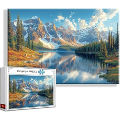 Puzzle Frühling Landschaft 4000 Teile Groß XXL 140x87 cm, Jigsaw art Impossible Erwachsene Anspruchsvoll, Klassische Jigsaw Erwachsene, Junge, Mädchen, Geschicklichkeitsspiel für Die Ganze Familie S-7