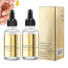 Herbal Nail Essence Nail Care Set Nail Renewal Liquid Herbal Nourishing Fingernail Essence for Damaged and Discoloured Nails