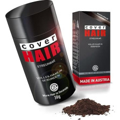 COVER HAIR - Premium Scattered Hair 30 g | Pouring Hair for Hair Thickening and Roots | Authentic Look in for Men and Women | 100% Natural Dark Brown 30 g