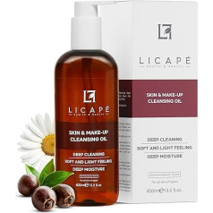 Cleansing Oil Face | 400 ml | Make-Up & Facial Cleansing | Oil-Based Care for Deep Cleansing | Makeup Remover for Oily, Sensitive & All Skin Types