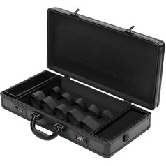Barber Carry Bag, Portable Hairdressing Bag, Hairdressing Case, Barber Tool Box with Secure Password Lock, Hairdresser Tool Bag, Makeup Organiser, Hairdressing Salon, Travel Case, 55 x 27 x 10 cm,