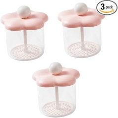 Pack of 3 Foam Cleanser for Face Moisturising Cream Bottle Foaming Refillable Cloths Face Foam Manufacturer Pump Device Washing Gel Water Machine Mesh Pink PP