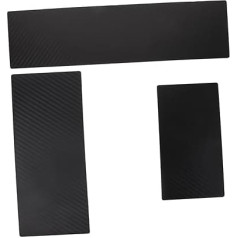 Healeved 3 x Hair Colour Board Tool Hair Dye Plate Hair Dye Marking Board for Long Hair Hair Dye Paddle Professional Highlight Paddle Hair Dye Board Painting Board Black