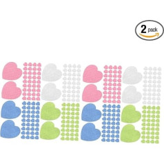 minkissy 2 Sätze Bausatz Entferner Machen Entfernen Gelpolitur Nägel Aufdrücken Nagellack Aufkleber Polieren Klebetücher Gel Zur Nagelhautentfernung Schmelzgeblasenes Tuch 800 Blatt*2