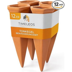 Clay Cone Watering, Water Dispenser Plants as Watering Cone, Ideal for Plants Watering and for Indoor Plants Watering, Durable and Efficient (12)