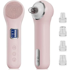 Silicone Facial Cleansing Brush Face Brush Electric Blackhead Remover Pore Cleaner 2 in 1 Pore Cleaner Face Cleaning Brush Women Men Remove Pores Cleaning Massage