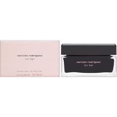 Narciso Rodriguez For Her Femme/Woman, Body Cream 150 ml, Pack of 1 (1 x 150 ml) Bulgarian Rose, Peony