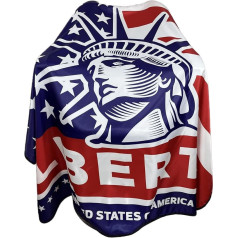 Pelocapa Barber Cape for Men Hair Salon Cape with Snaps Waterproof Professional Hairdresser Designer Cape Gown, 63 x 56 Inches