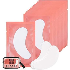 250 Pairs Eye Pads for Eyelash Extension Eyelash Pads Eye Pads Eyelash Eye Patches Eyelash Extension Pad Accessories Under Eye Pads for Eyelash Extensions Stay Good Lunamoon (Pink250)