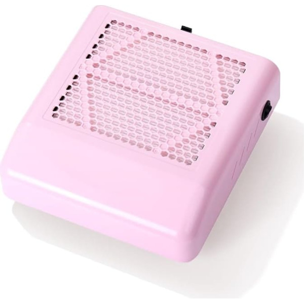Nagelstaubsauger, Nalabsaugventilator for Maniküre, Nalsaur, l-Nalsammler, rosa, weiße Salonausrüstung, für Maniküresalon-Maschine(Pink)