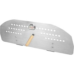 WELL GRILL Pizza Oven Baffle Door for Ooni Koda 16, Stainless Steel Baffle Heat Shield with Thermometer, Portable Gas Pizza Oven Accessories for 16 Inch Gas Pizza Oven