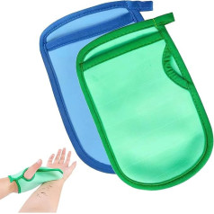Esponja Saca Mugre Del Cuerpo, Esponjas Saca Mugre, Super Soft Exfoliating Bath Sponge, Gentle Touch Soft Dead Skin Remover Glove (A)