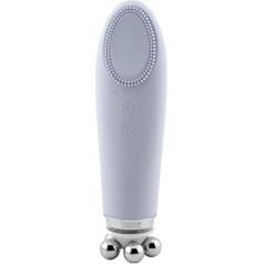 SKINREFINE Facial Massager 6-in-1 - Anti-Ageing Device for Firmer, Purer Skin - Cleansing, Lymphatic Drainage, Wrinkle Reduction - For All Skin Types (Grey)