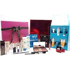 No7 Luxury Beauty Blockbuster Skincare & Make Up Gift Box Gift Wrapped Gift Hamper For Her