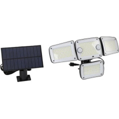 Oreilet Solar-Außen Leuchten, LED IP65Wasserdichtes Solar Betriebenes Wand Licht mit Bewegungs Sensor, Fernbedienung, Sicherheits-Split-Flutlicht Lampe für Außen Hof Garage