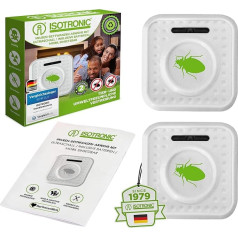 ISOTRONIC Insect Protection Mite Repellent Battery Operated Insect Repellent Against Bed Bugs and Mites (Pack of 2)