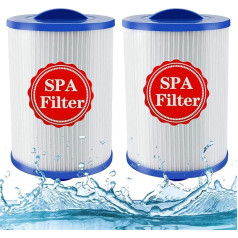 LXTOPN Spa Filter Cartridge, Whirlpool Filter Cartridge for Unicel 6ch-940, for Pleatco Pww50, Replacement Filter, Spa Shop Whirlpool Pack of 2