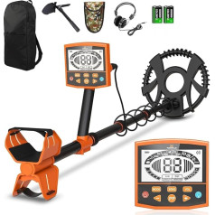 Kroosim Metal Detector Professional for Adults and Children, 5 Modes Metal Detector, IP67 Waterproof Coil Metal Detector Set, for Deep Underwater Detection, Multi-Mode & Toner