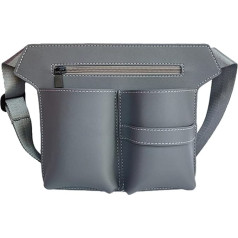Friseurscherentasche Friseur Haarschere Holster Hüfttasche Gürtel für Friseure(Gray)