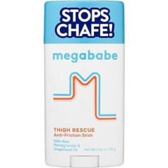MegaBabe Thigh Rescue Anti Chafe Stick with Aloe Pomegranate & Grapeseed Oil