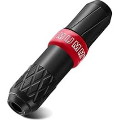 Mummy Rotary Tattoo Pen Tattoo Machine Japanese Coreless Motor Aluminium Frame 3.2mm and 3.7mm Line Length (Black)