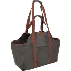 Firewood Basket Large Firewood Carrier Wood Basket Firewood Bag Canvas Carry Bag with 2 Handles