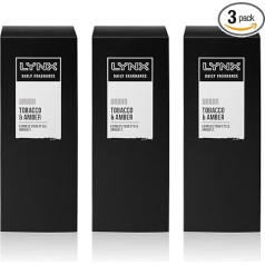 3 x 100 ml Lynx Urban Daily Fragrance Precision Pump Spray with Tobacco & Amber Fragrance