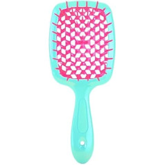 Secret Detangler Hair Brush, Ion Massage Comb, Massage Comb, Curling Comb for Women, Men, Girls and Kids, Natural Curly, Wet and Dry, Thick, Straight, Long Hair