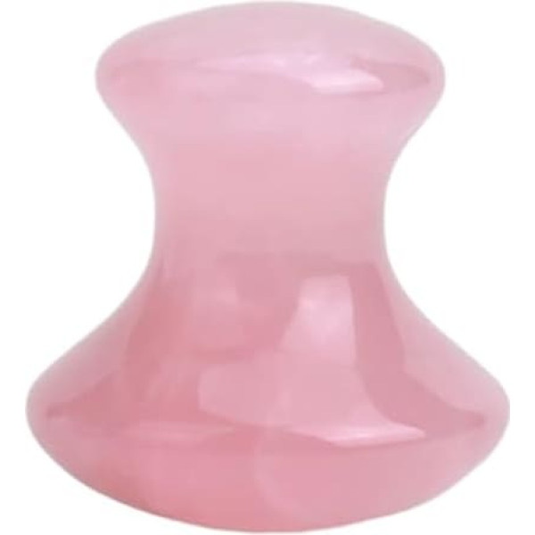 1PC Natural Rose Quartz Mushroom Shape Face Massager Jade Face Roller Beauty Massage Eye Neck Health Skin Care Guasha Spa Tool