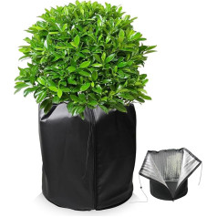 Thermal Pot Protector for Plants, Potted Plants, Protective Bag, Thermal Pot Protection, Winter Protection for Pot Plants with Drawstring (45 x 55 cm)