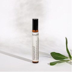 Radika Aromatherapy 10 ml Eye Contour Serum Natural & Pure Eye Roll-On Anti-Ageing Care with Bakuchiol Arnica, Sweet Almond & Grape Seed Oil