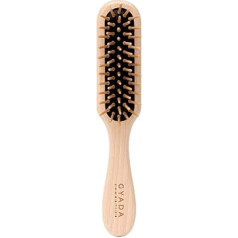 GYADA COSMETICS Rectangular Brush Small, Ideal for Detangling Short Hair, Stimulating and Massaging, Does Not Splinter and Electric, Strengthens Pilfer's Onion, Made of Beech Wood