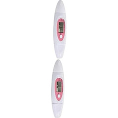 2 Pieces 3 1 Digital Face Moisture Meter Skin Test Pen Face Moisture Meter Moisture Oil Meter for Face Skin Moisture Tester White
