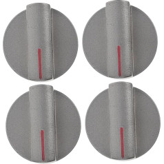 BAZEITFLOW 4 Stück gasherd schalter Gasknopf Knopfabdeckungen für Gasherde Ofen gaskocher zubehör Gasherd Zubehör wechselschalter drehknopf Zubehör für Gasherde universeller gasherd Abs Black
