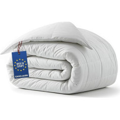 All-Season Duvet 135 x 200 cm, Quilt, Sleeping Blanket, Warm Duvet, White, Microfibre