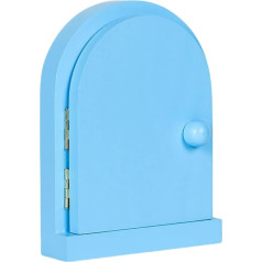 Charming Door Shape Wooden Socket Cover Plate Craft Baby Self-Adhesive Light Switch Protection