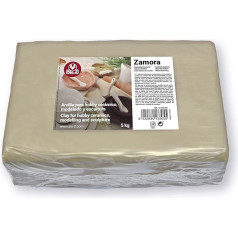 Stoneware Clay, Natural White, 5 kg