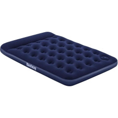 Bestway Blue Horizon Step Air Bed with Internal Foot Pump Double XL/Lo 191 x 137 x 28 cm Blue