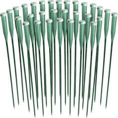 Bright Creations 30 Pcs Flower Stem Water Tubes with Caps Extendable Vials for Flower Arrangements Florist Supplies (12
