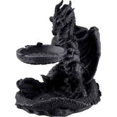 Smoking Set Ashtray with Holder Dragon Design