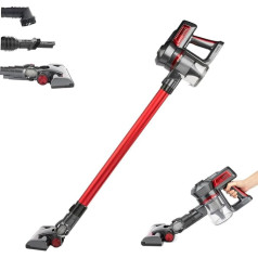 H.Koenig 22.2 V 3-in-1 Cordless Vacuum Cleaner UP600 PowerClean, LED Brush, 40 Minutes Runtime, 150 Watt Power, 2 Speeds, Pet Hair