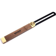 Barnwell Walnut 300mm Sliding Bevel with Brass Thumb Screw Lock