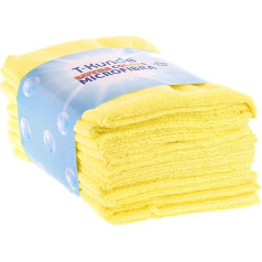 Colors Microfibre Cloths, Pack of 12, Yellow