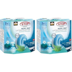 Pattex Aero 360° Fresh Waterfall Tabs Refill Pack, Reduce Moisture and Bad Odours, Refill Tabs for the Aero 360° Dehumidifier, Pack of 2 (2 x 450 g) (Pack of 2)
