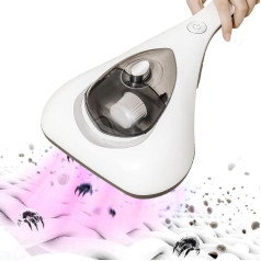 Handheld Vacuum Cleaner, 10 KPa Suction Power, Anti-Dust Mite Mattress Vacuum Cleaner with UV-C Light, Includes HEPA Filter and 200 ml Dust Container, Mattress Cleaner for Hygienic Cleaning,