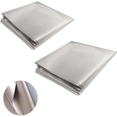 RF Faraday Fabric, Faraday Fabric Shielding Fabric, Faraday Fabric Protects Signal Conductive Fabric, Copper Nickel Faraday Fabric Cover Blocked (1 x 1.1 m)
