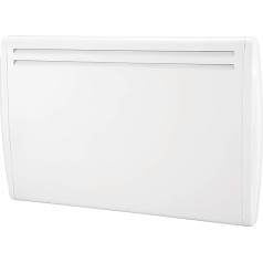 MEDUSA-15 Electric Ceramic Radiator Wall Heater 1500 W with Pilot Cable Programmable Child Lock Overheating Protection Detector for Open Windows Digital Display White