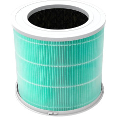 Air Purifier Replacement Filter, FRESHDEW H13 True HEPA Air Purifier Filter for Air Purifier, Activated Carbon, Designed for Pets Odours Allergy (Green)