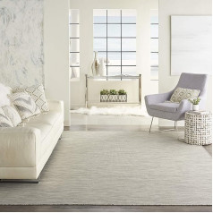 NOURISON Postiano Indoor Outdoor Solid Area Rug, Light Grey, 152 x 220 cm
